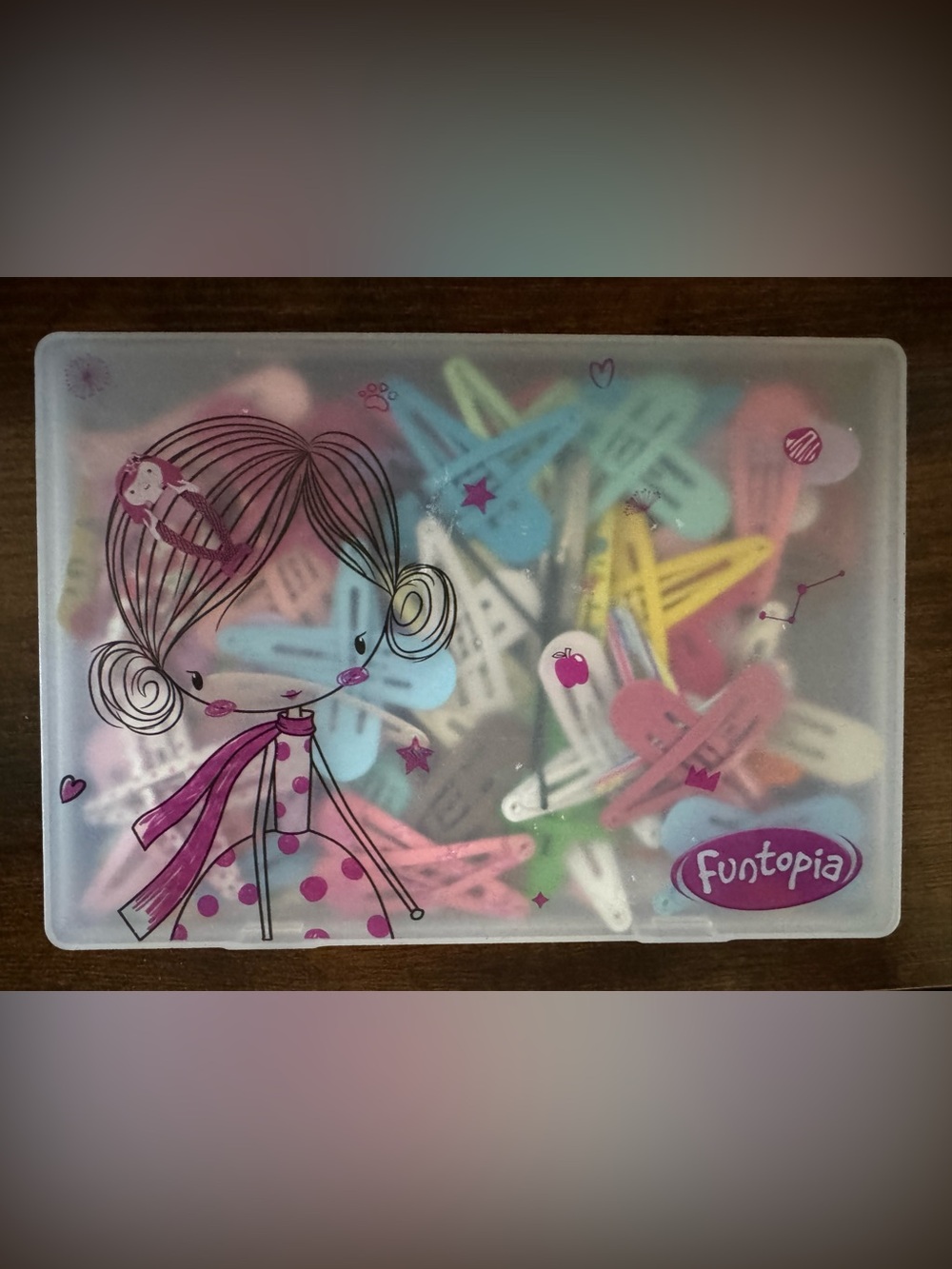 46 Sets - Funtopia Kids Multicolor Hair Clip Set - Pastel Snap Clips